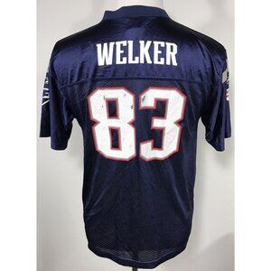 Reebok Youth Xl New England Patriots Wes Welker Jersey Team Apparel 83 Vtg Nfl